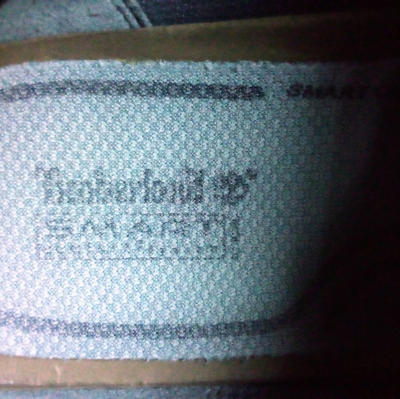 Timberland Leather Driver Lace-up Shoes Sneakers Men's 9M Black - Picture 15 of 16